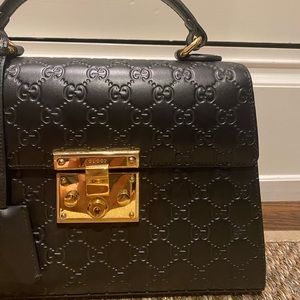 Gucci Top-handle Padlock Bag